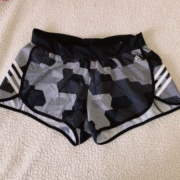 Adidas Geometric Climalite Shorts - Picture 1 of 4